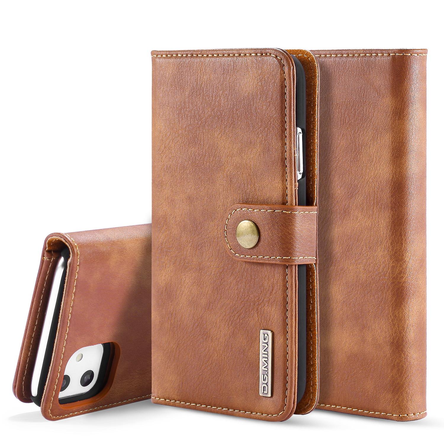 Cover portafoglio Magnet Wallet iPhone 11 Cognac