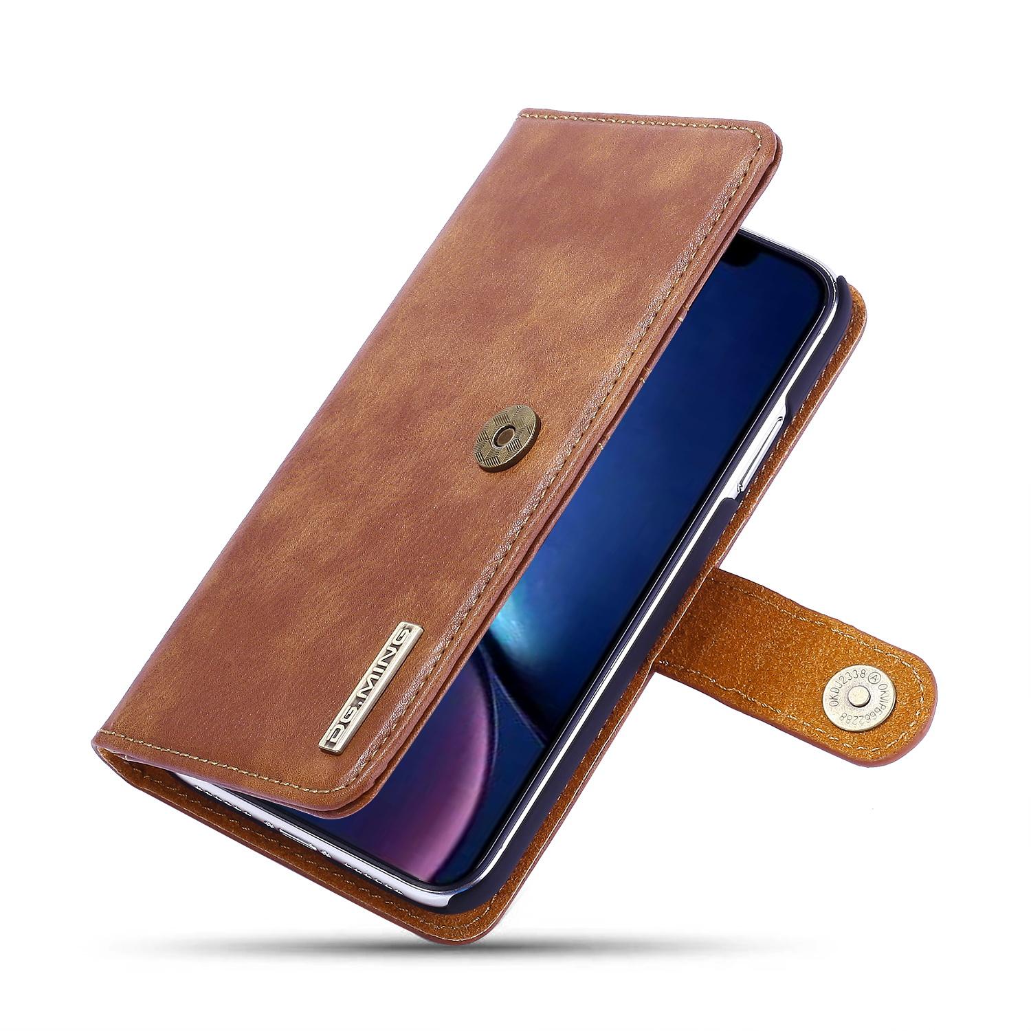 Cover portafoglio Magnet Wallet iPhone 11 Cognac