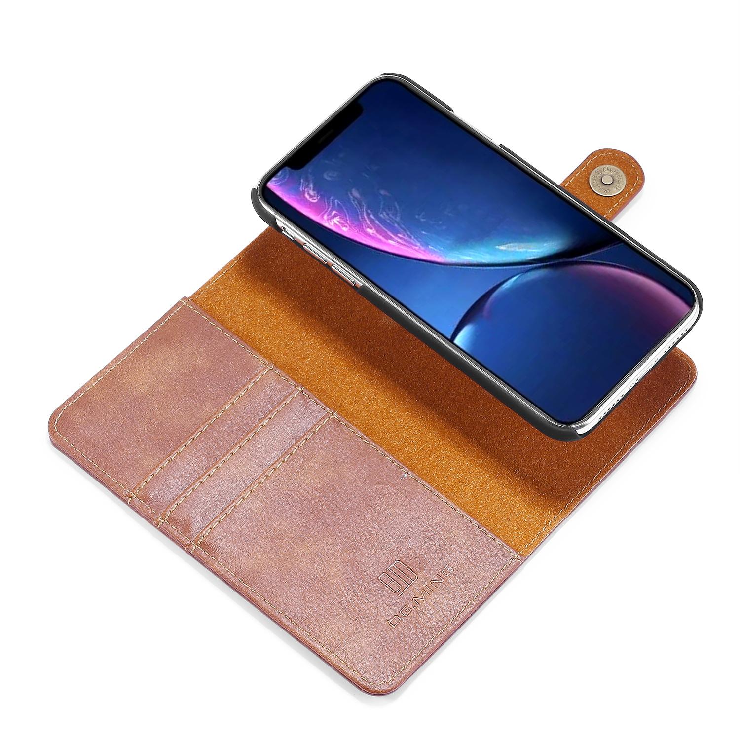 Cover portafoglio Magnet Wallet iPhone 11 Cognac