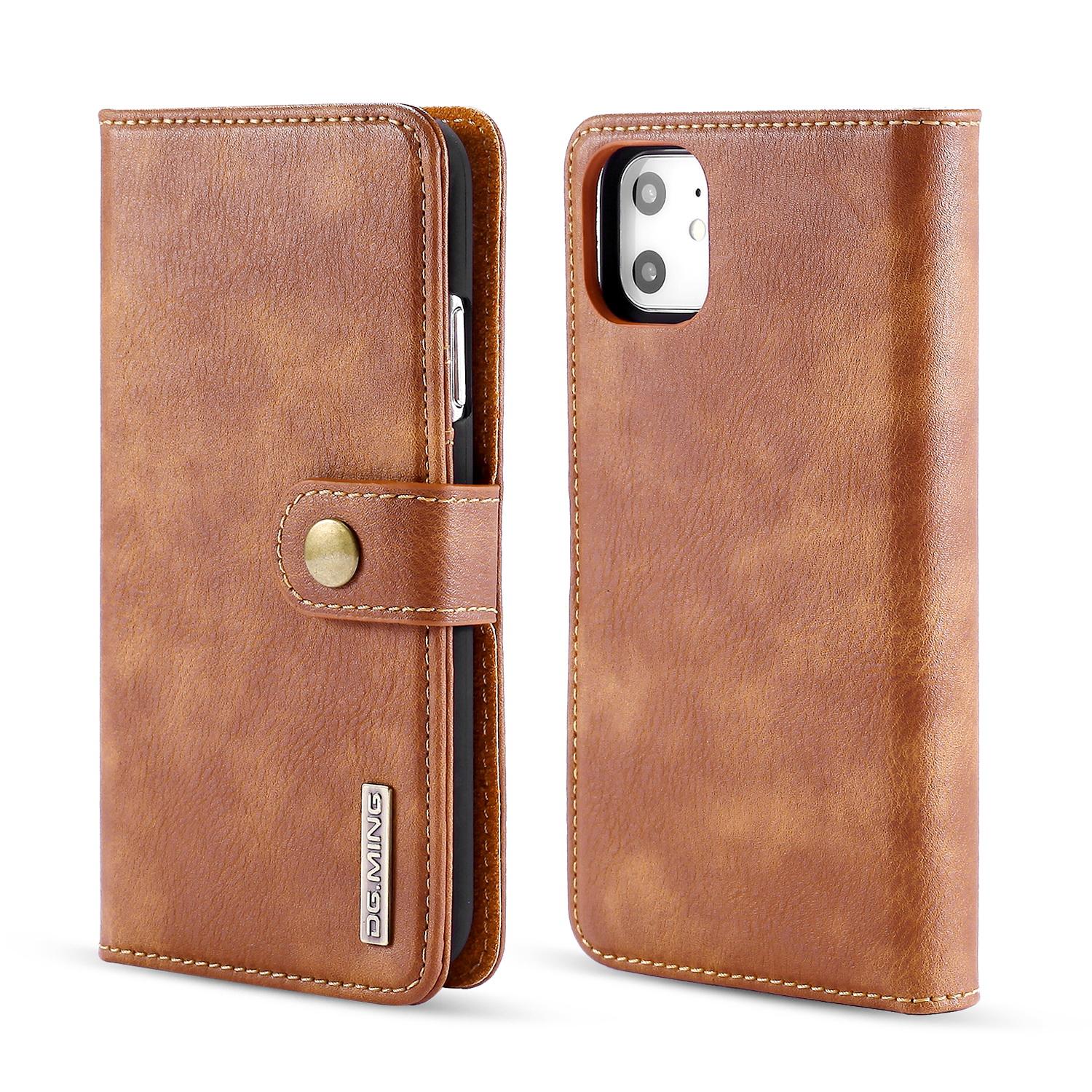 Cover portafoglio Magnet Wallet iPhone 11 Cognac