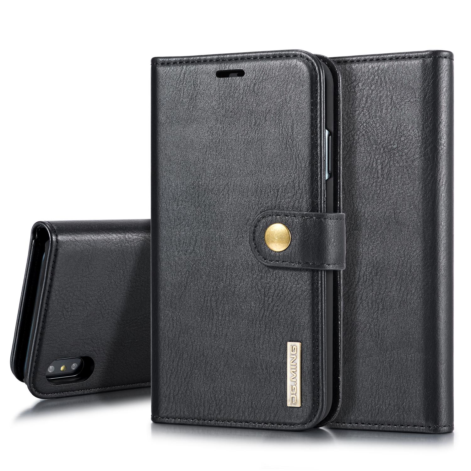 Cover portafoglio Magnet Wallet iPhone Xs Max Black