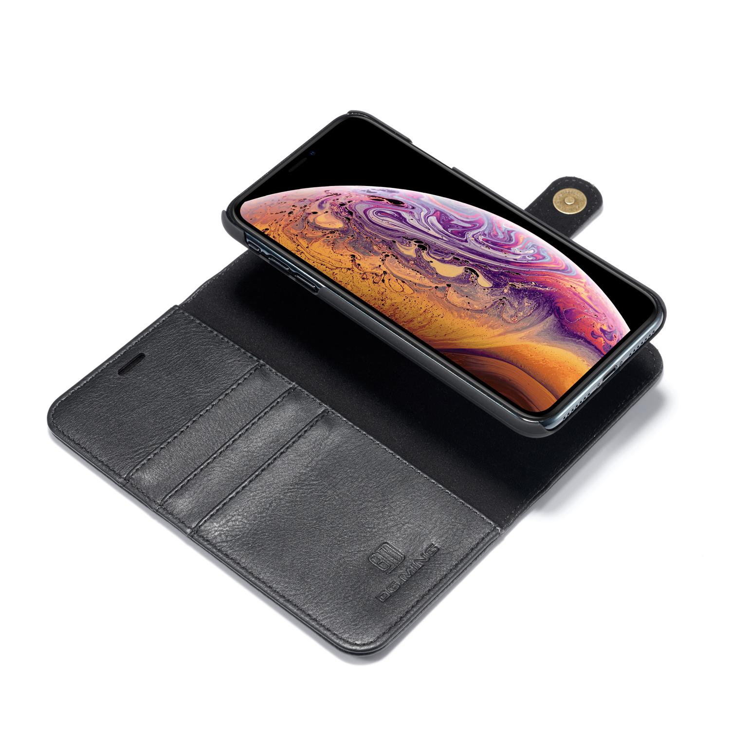 Cover portafoglio Magnet Wallet iPhone Xs Max Black