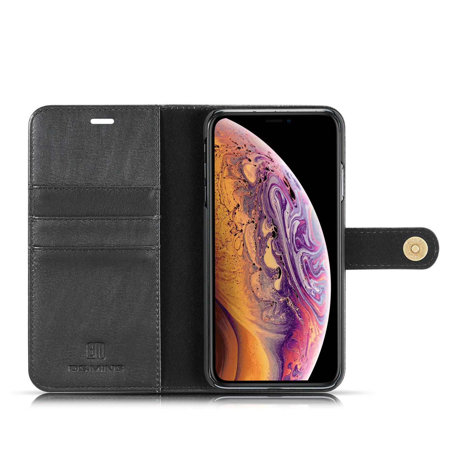 Cover portafoglio Magnet Wallet iPhone Xs Max Black