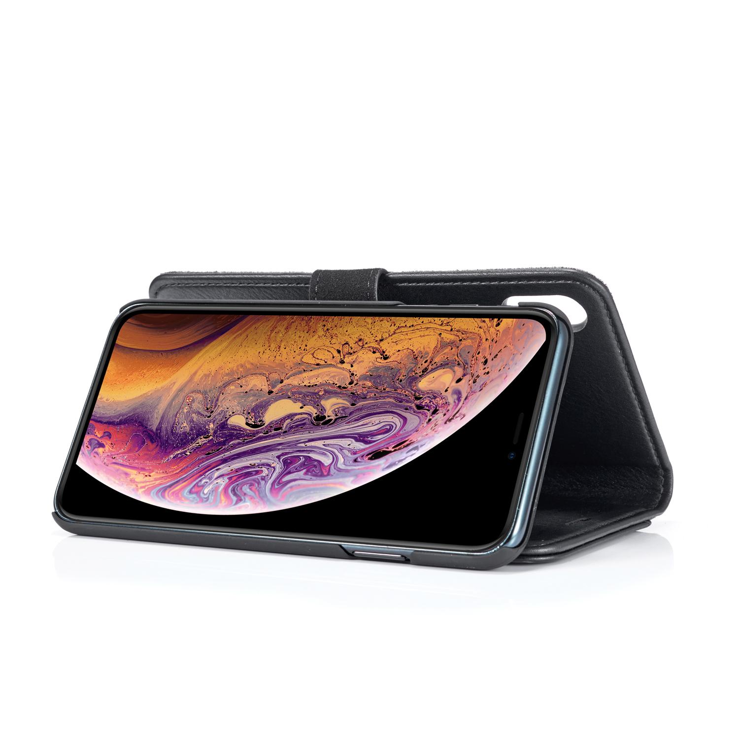 Cover portafoglio Magnet Wallet iPhone Xs Max Black