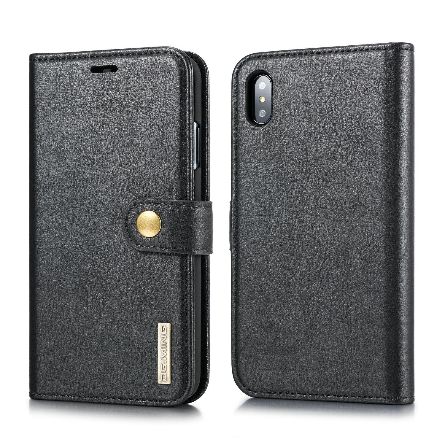 Cover portafoglio Magnet Wallet iPhone Xs Max Black