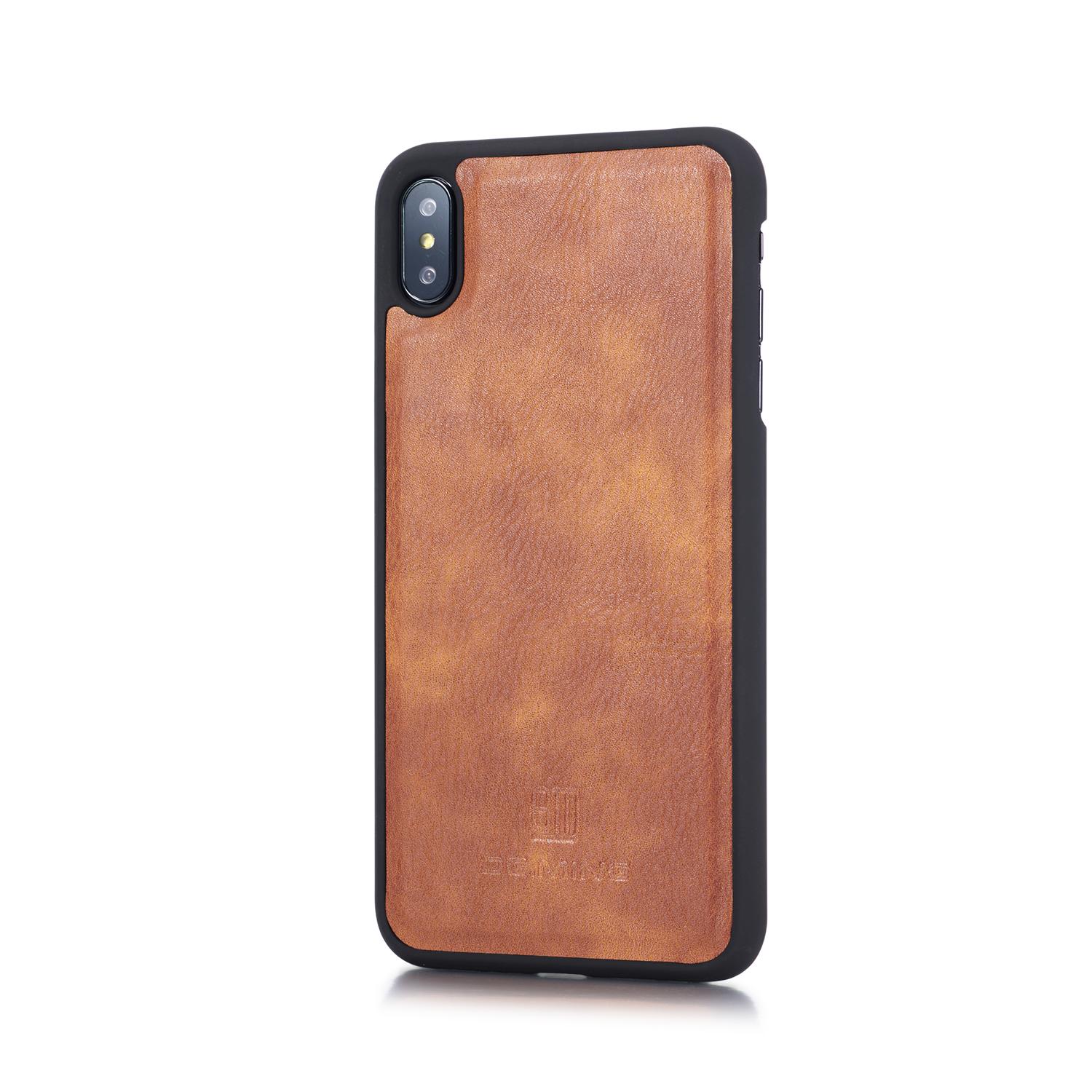 Cover portafoglio Magnet Wallet iPhone Xs Max Cognac