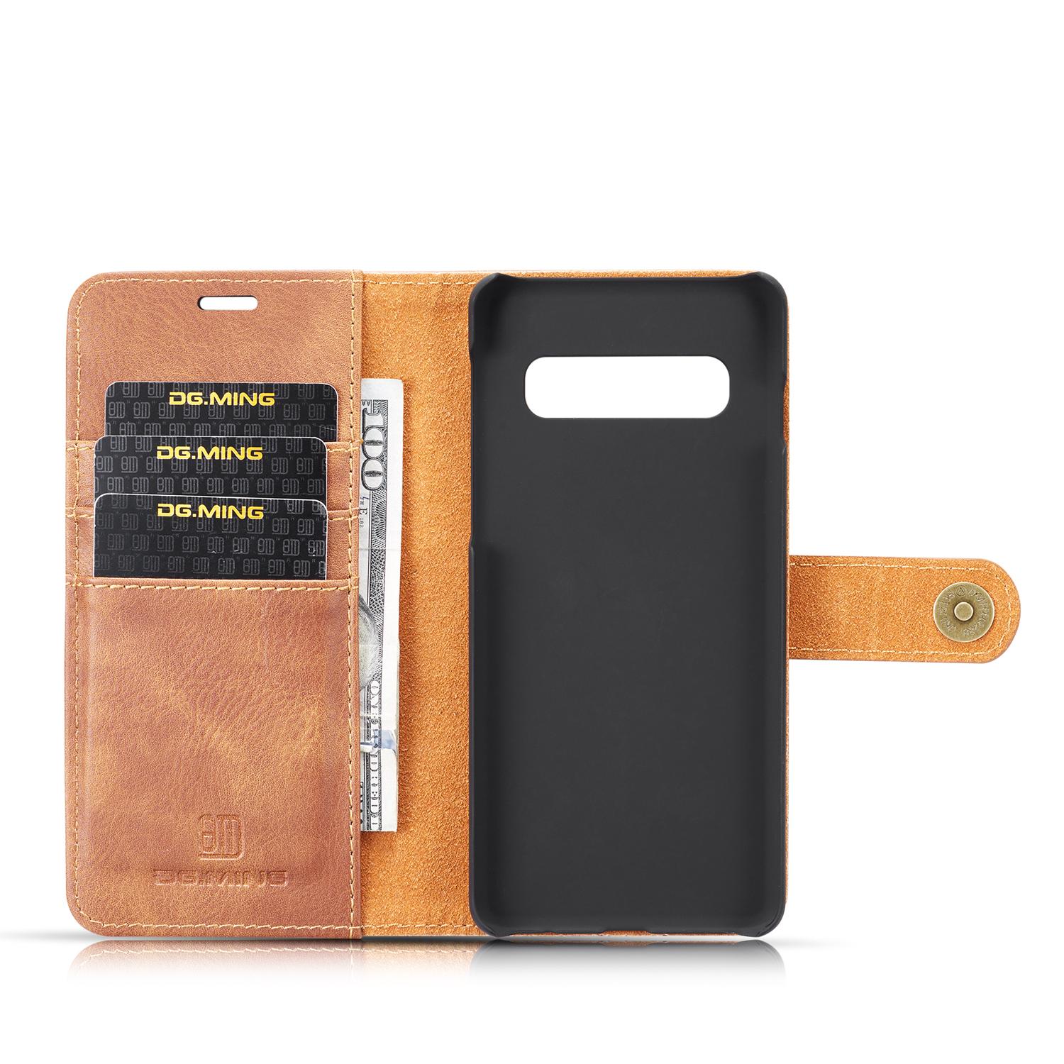 Cover portafoglio Magnet Wallet Samsung Galaxy S10 Cognac