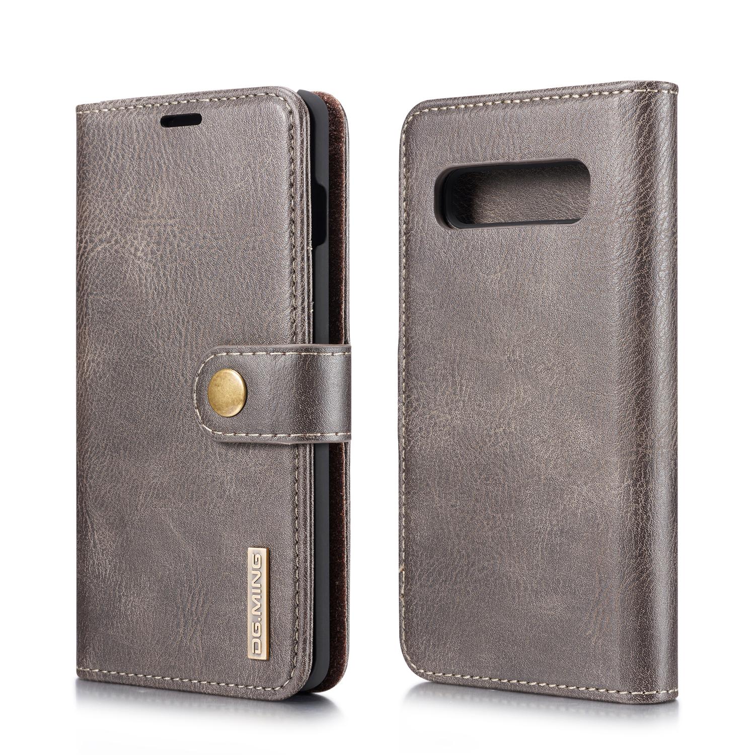 Cover portafoglio Magnet Wallet Samsung Galaxy S10 Plus Marrone