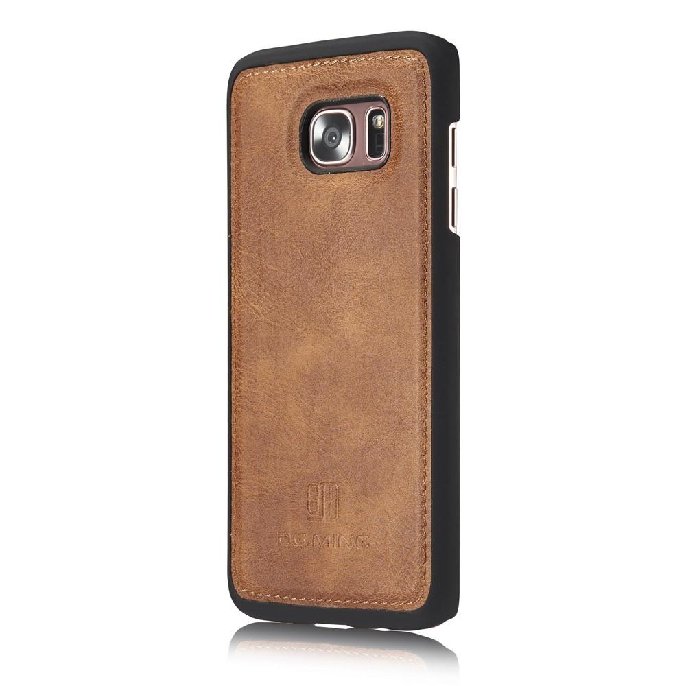 Cover portafoglio Magnet Wallet Samsung Galaxy S7 Edge Cognac