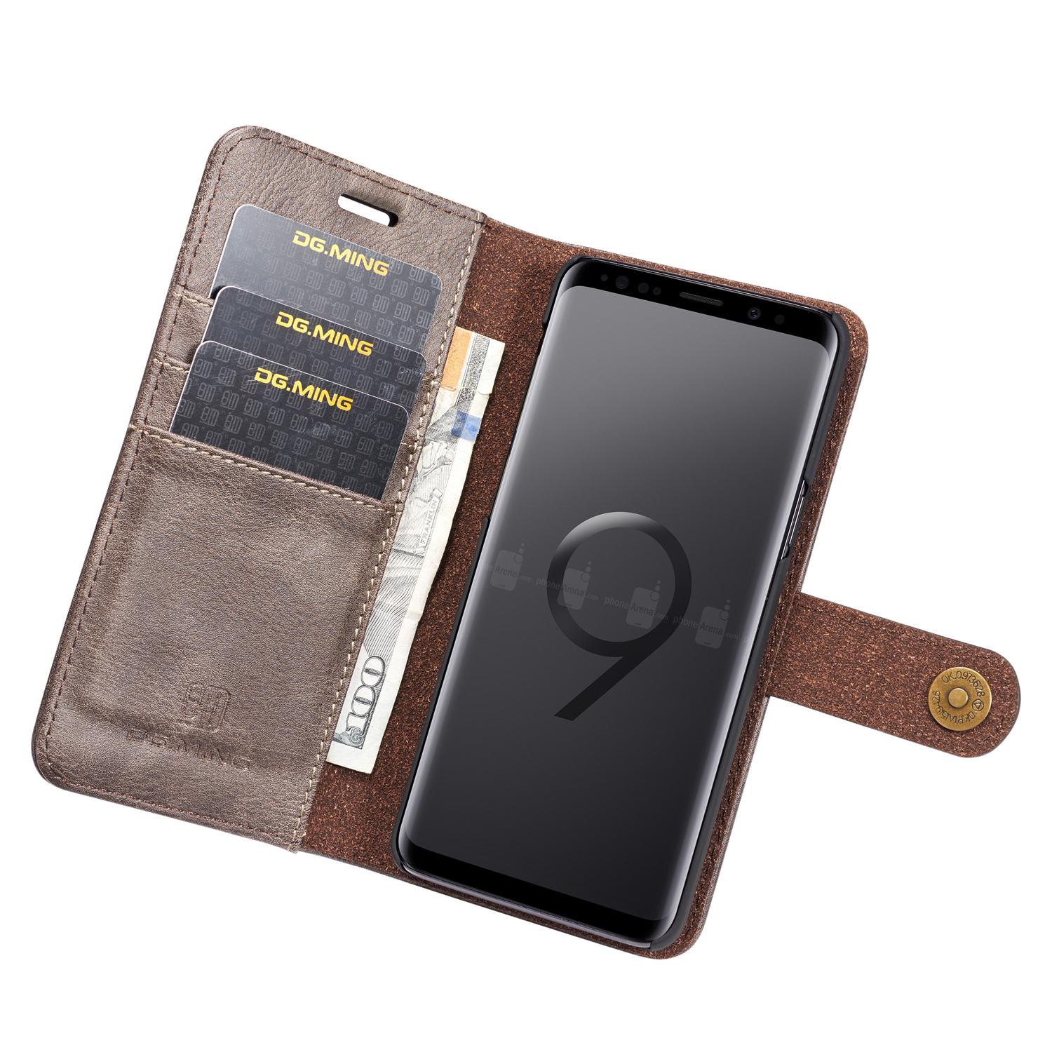 Cover portafoglio Magnet Wallet Samsung Galaxy S9 Brown