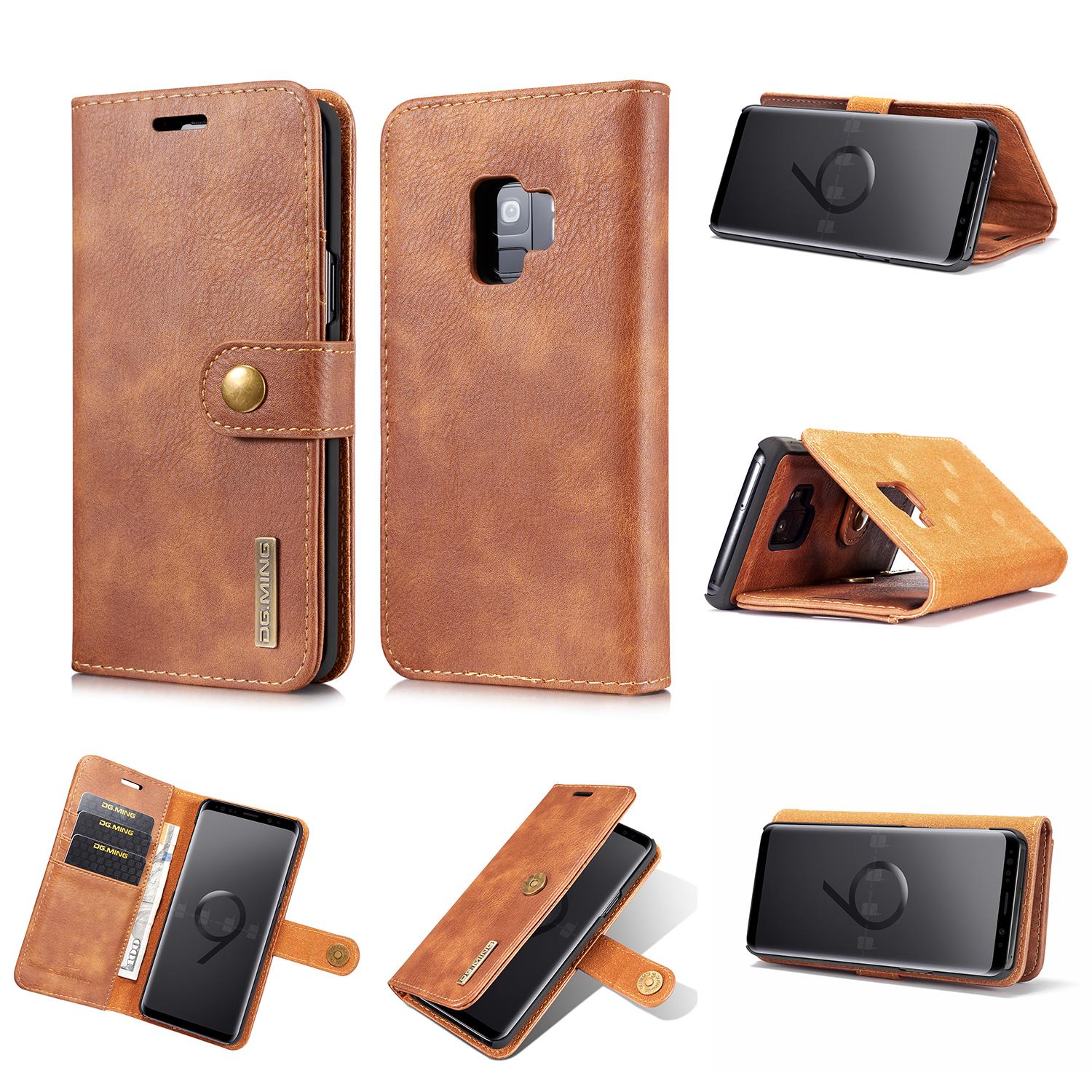 Cover portafoglio Magnet Wallet Samsung Galaxy S9 Cognac