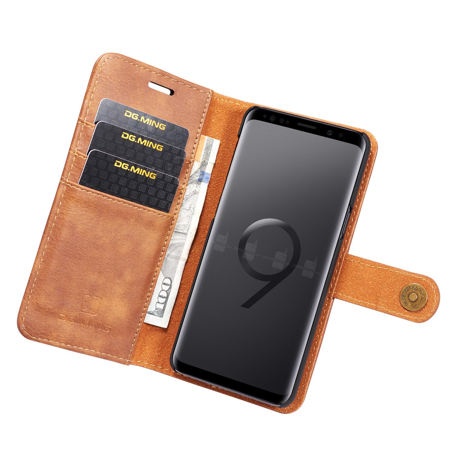 Cover portafoglio Magnet Wallet Samsung Galaxy S9 Cognac