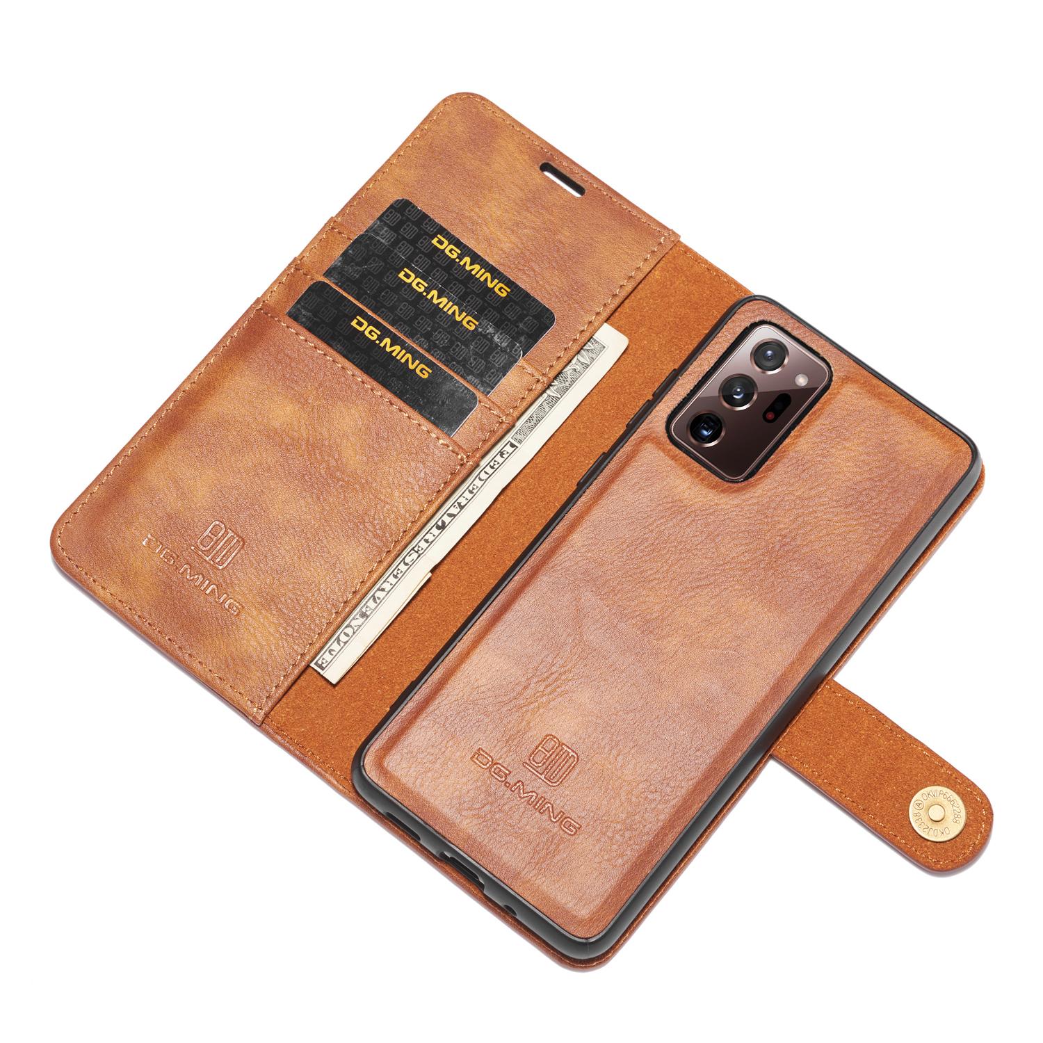 Cover portafoglio Magnet Wallet Samsung Galaxy Note 20 Ultra Marrone
