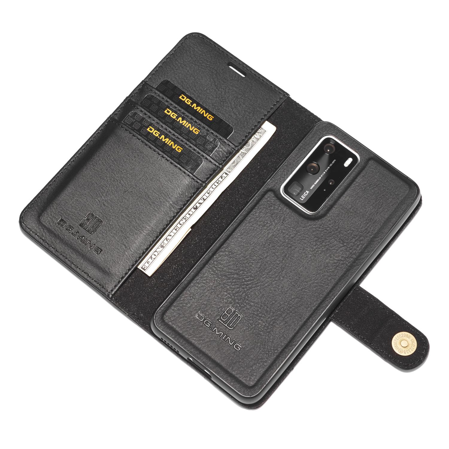 Cover portafoglio Magnet Wallet Huawei P40 Pro Nero