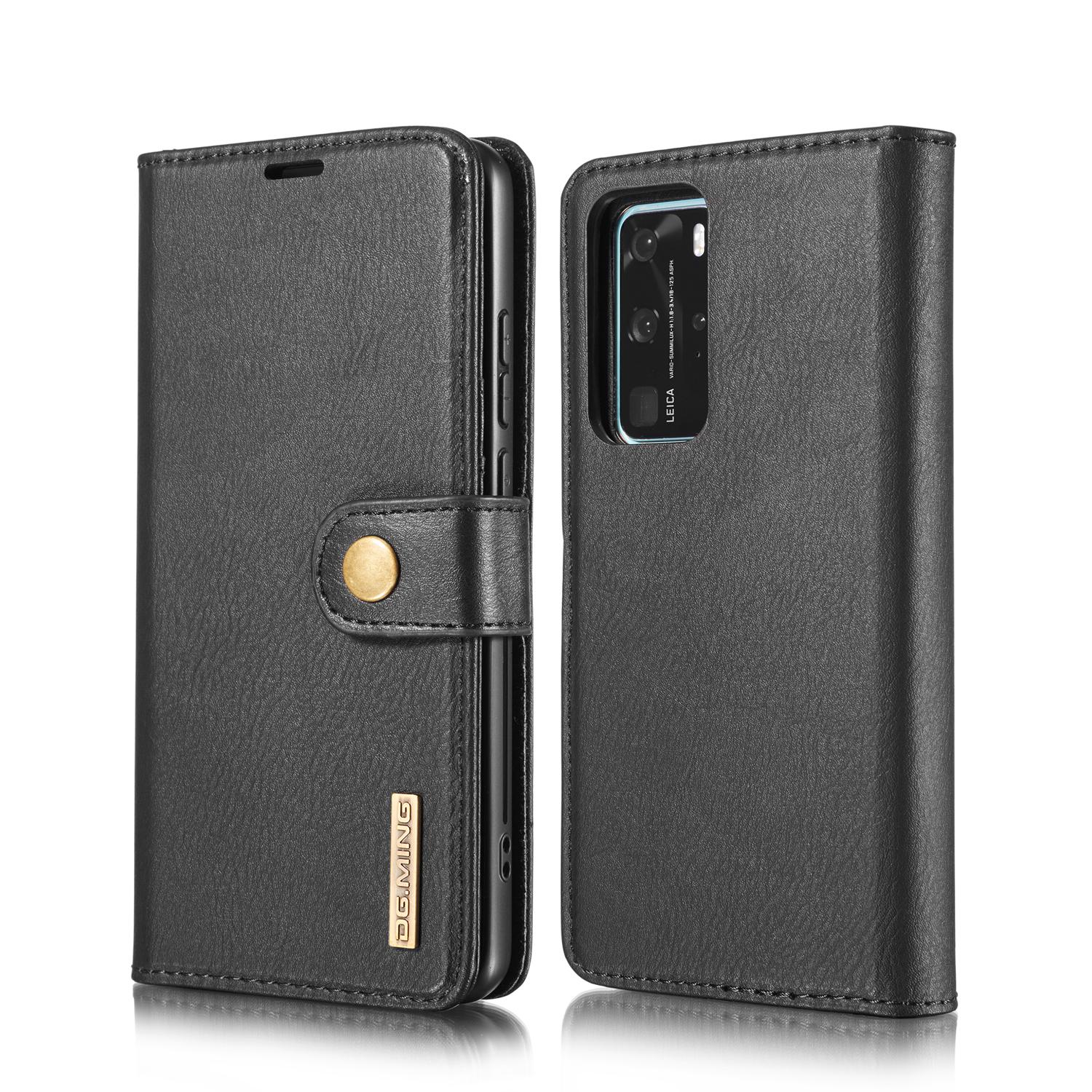 Cover portafoglio Magnet Wallet Huawei P40 Pro Nero