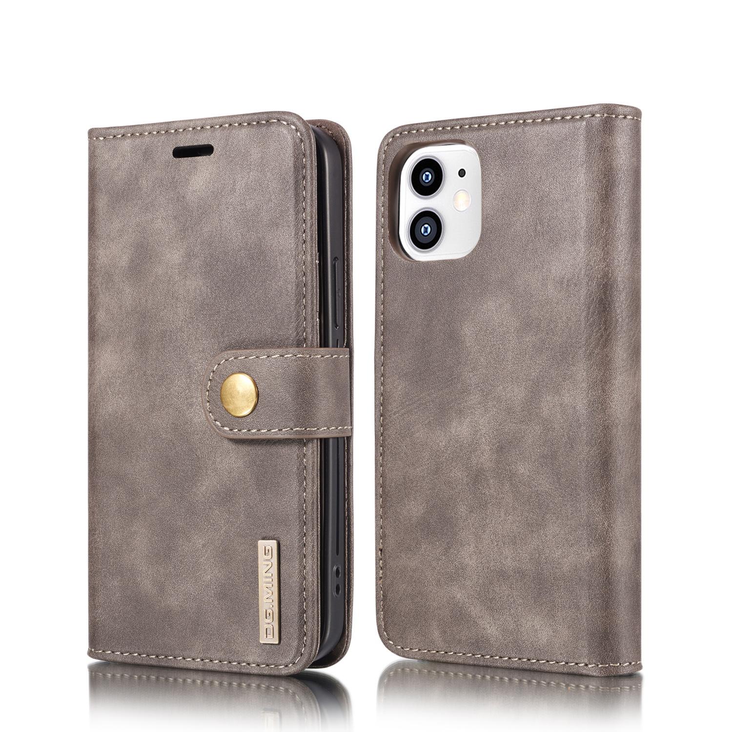 Cover portafoglio Magnet Wallet iPhone 12 Mini Brown