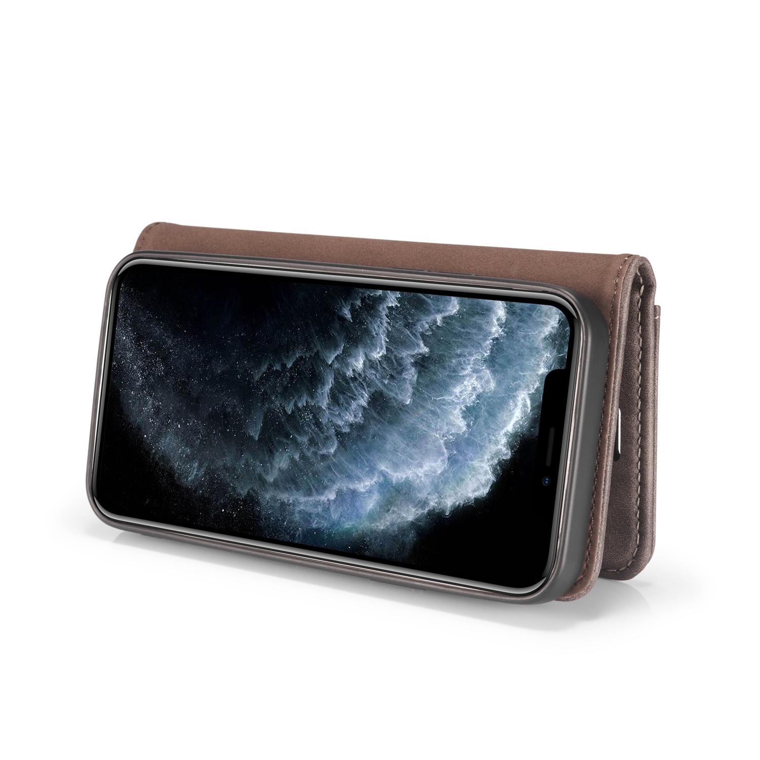 Cover portafoglio Magnet Wallet iPhone 12 Pro Max Brown