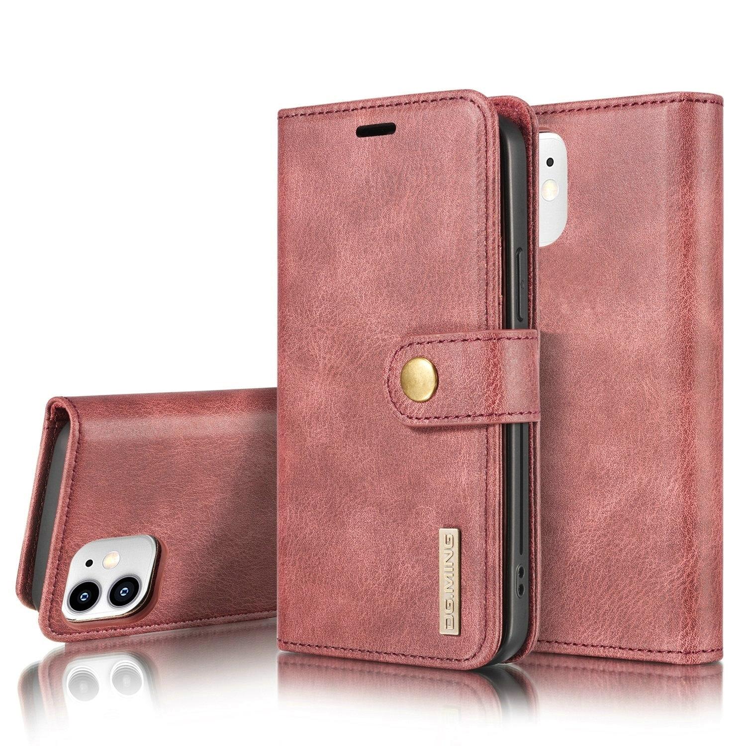Cover portafoglio Magnet Wallet iPhone 12 Mini Red