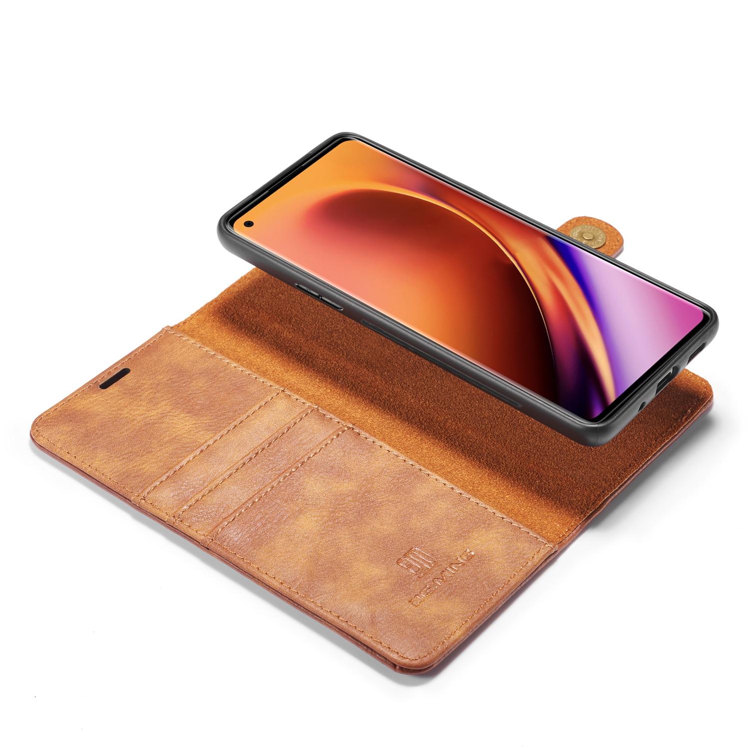 Cover portafoglio Magnet Wallet OnePlus 8 Pro Cognac