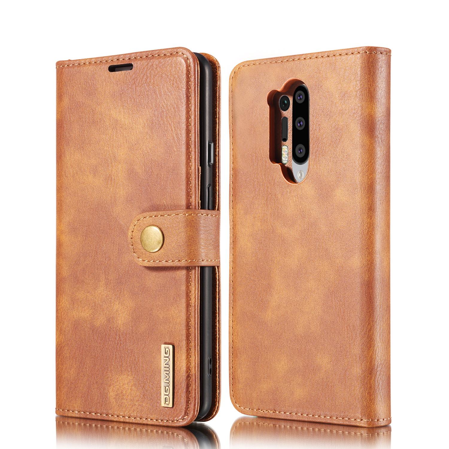 Cover portafoglio Magnet Wallet OnePlus 8 Pro Cognac