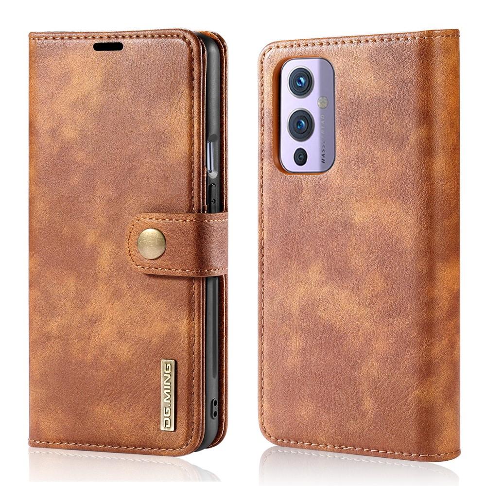 Cover portafoglio Magnet Wallet OnePlus 9 Cognac