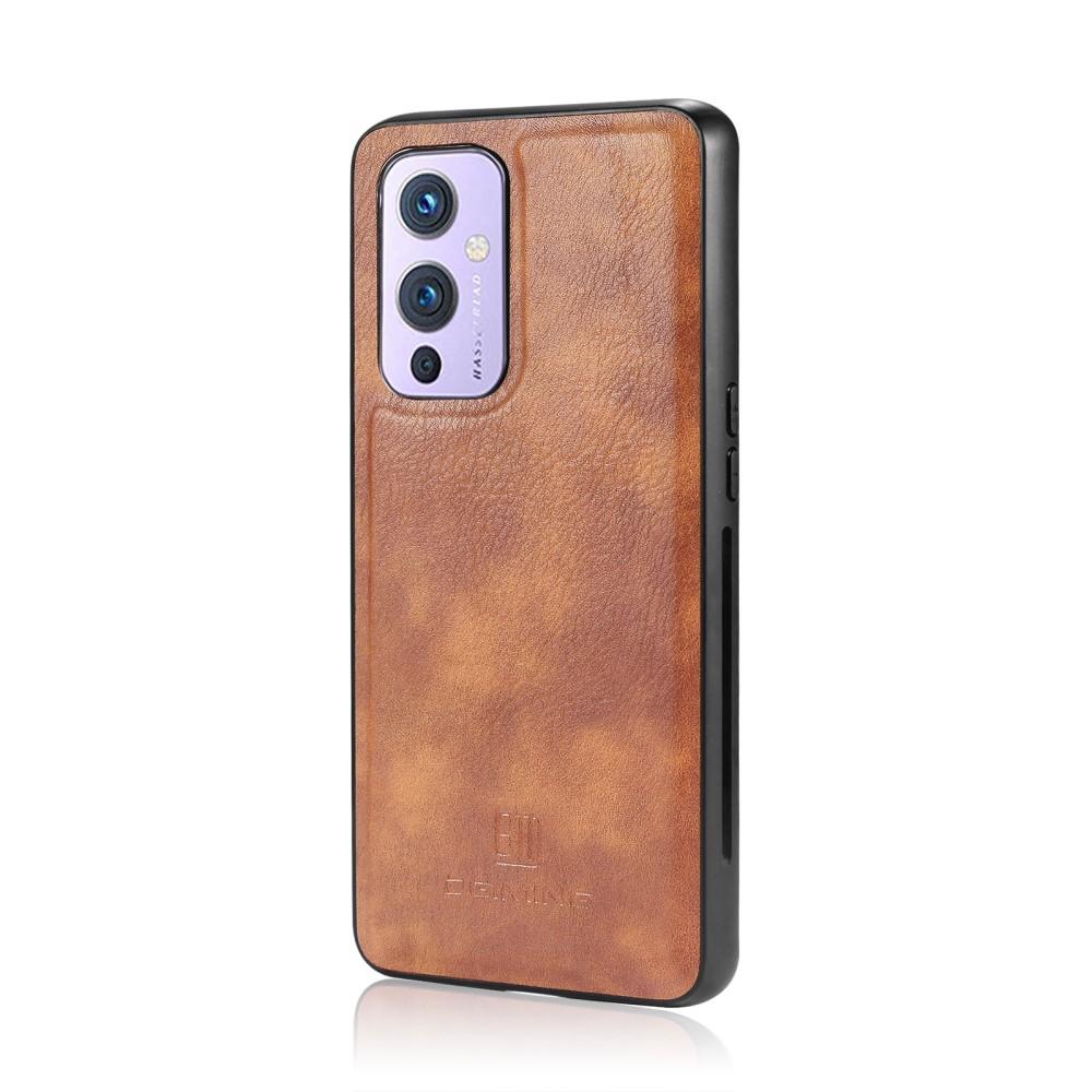 Cover portafoglio Magnet Wallet OnePlus 9 Cognac