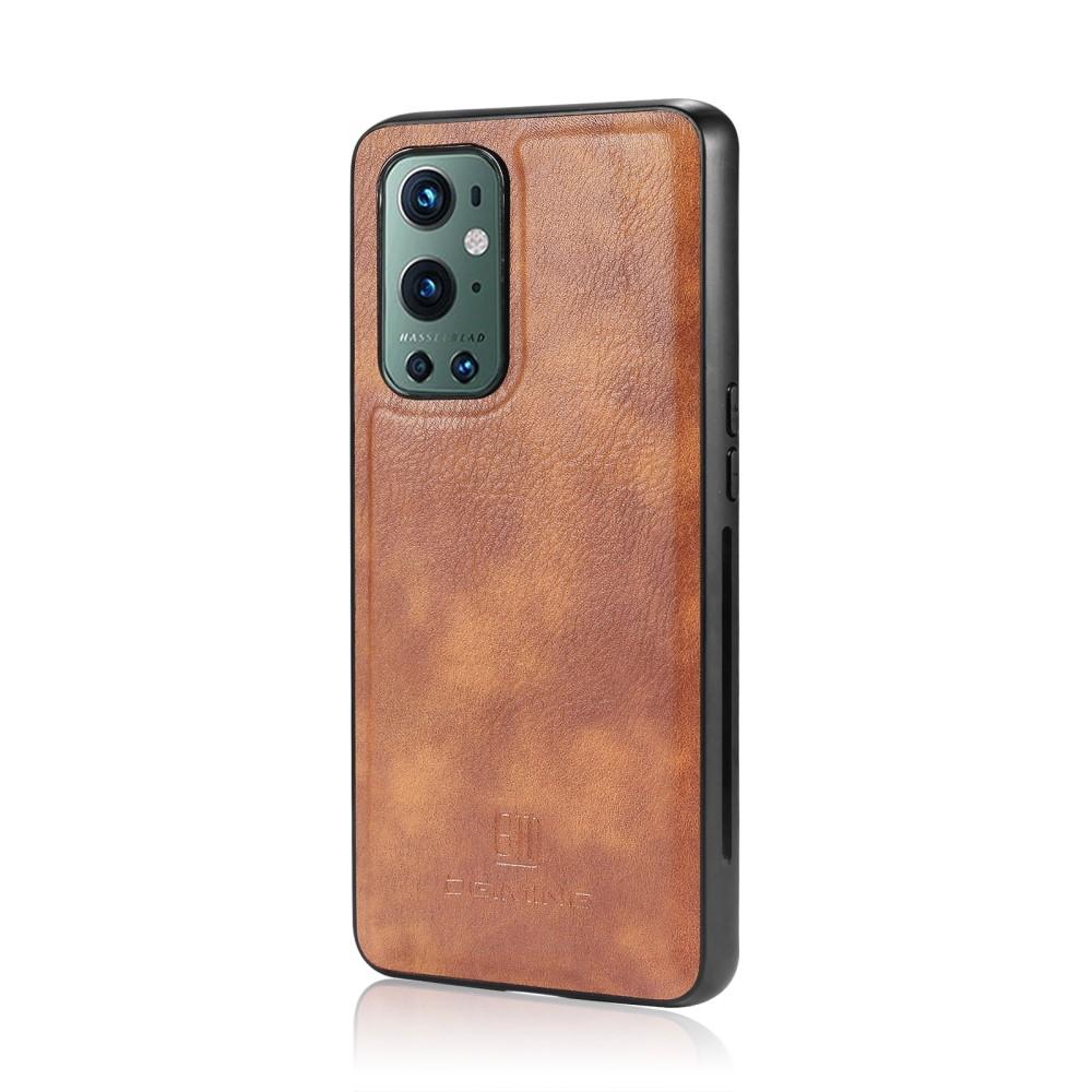 Cover portafoglio Magnet Wallet OnePlus 9 Pro Cognac