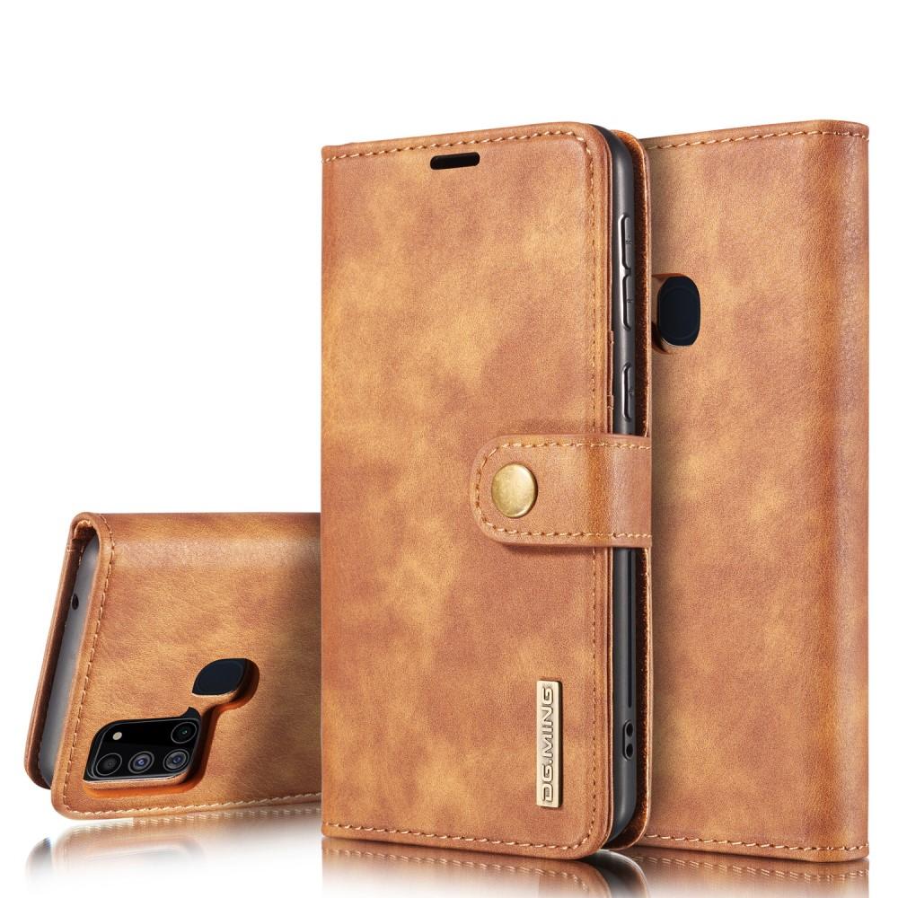 Cover portafoglio Magnet Wallet Samsung Galaxy A21s Marrone
