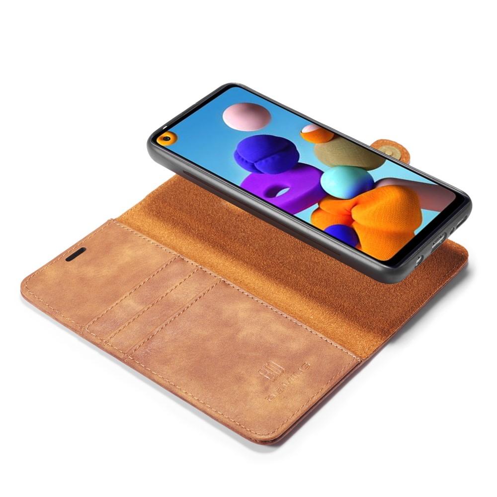 Cover portafoglio Magnet Wallet Samsung Galaxy A21s Marrone