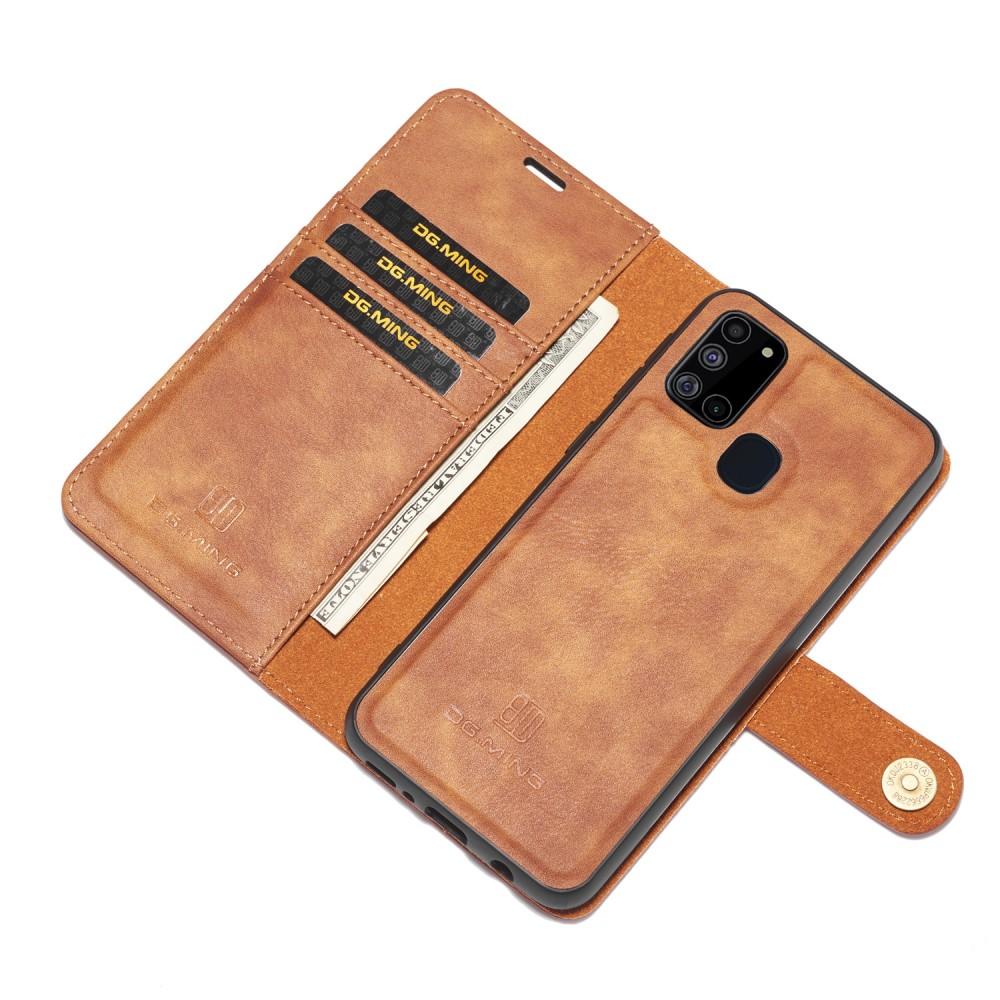 Cover portafoglio Magnet Wallet Samsung Galaxy A21s Marrone