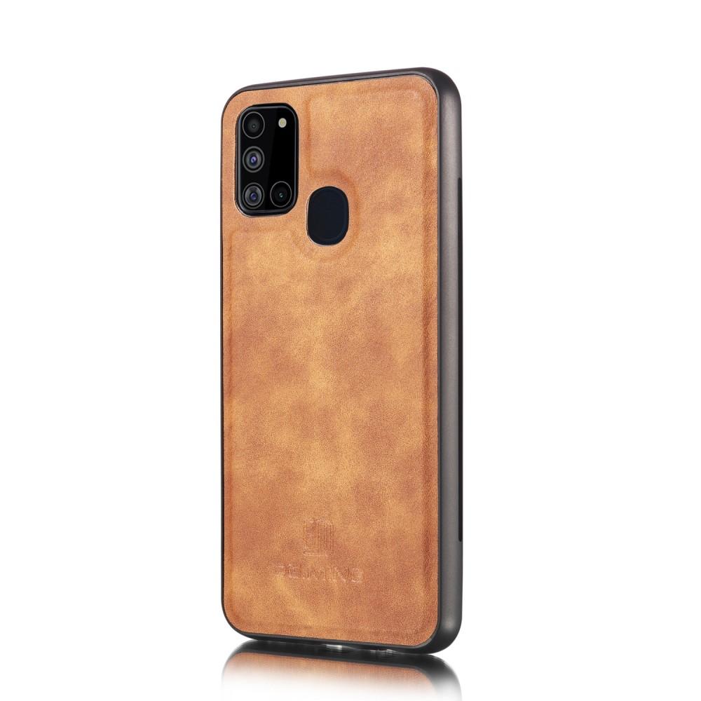 Cover portafoglio Magnet Wallet Samsung Galaxy A21s Cognac