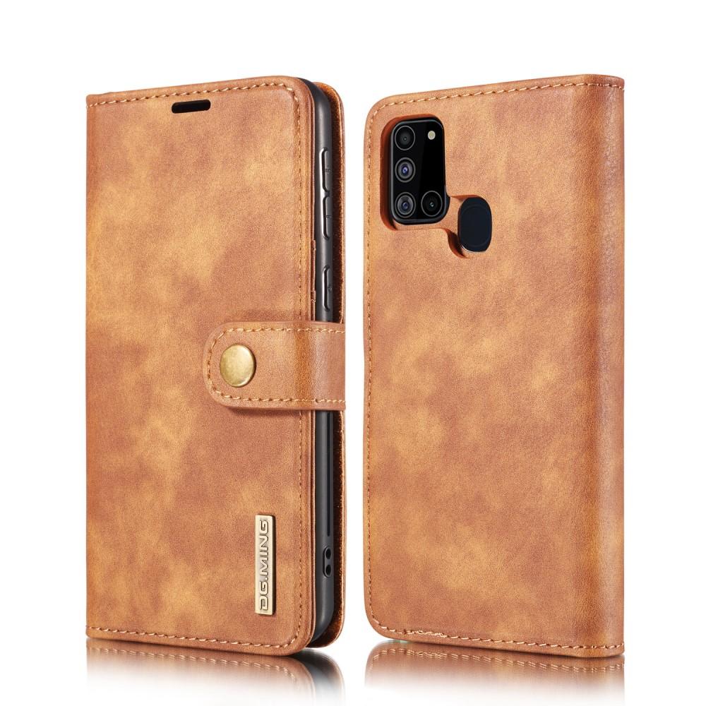 Cover portafoglio Magnet Wallet Samsung Galaxy A21s Marrone