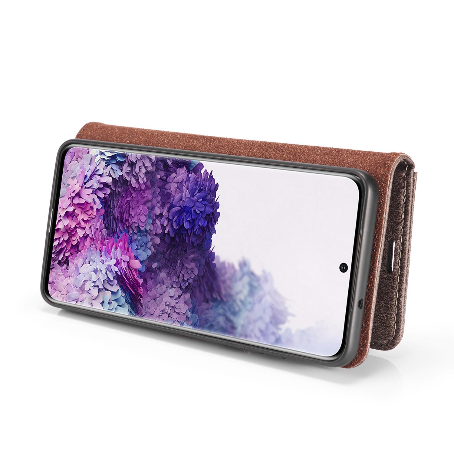 Cover portafoglio Magnet Wallet Samsung Galaxy S20 Plus Marrone