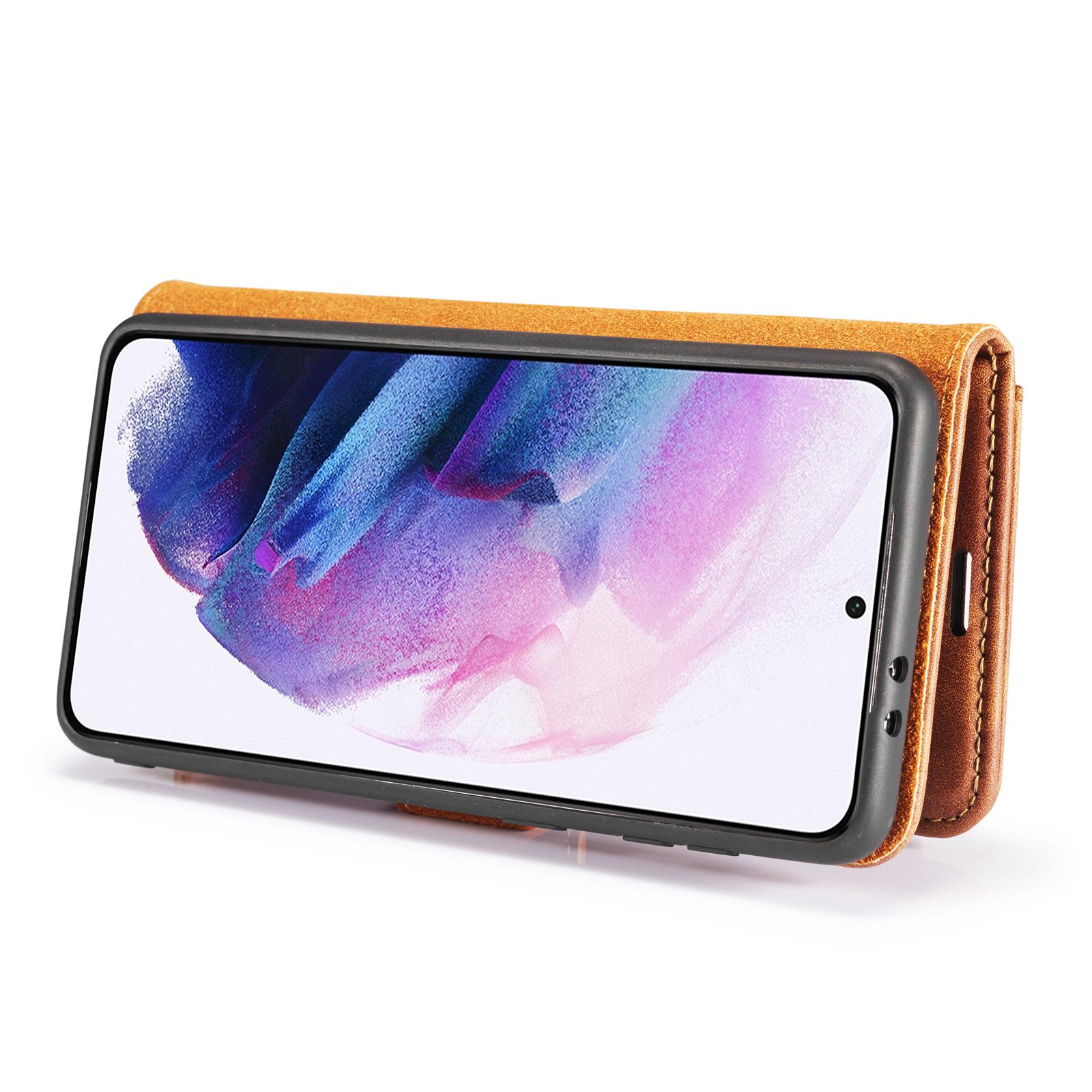 Cover portafoglio Magnet Wallet Samsung Galaxy S21 Cognac