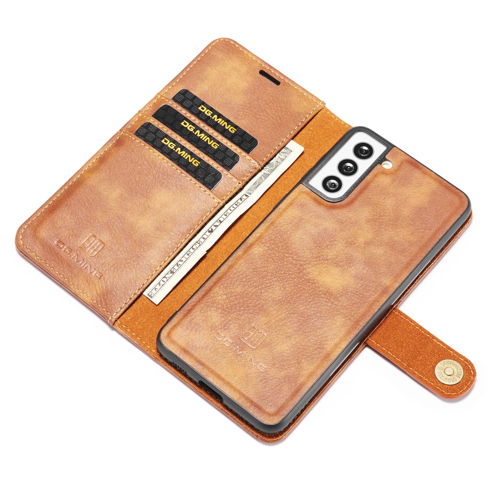 Cover portafoglio Magnet Wallet Samsung Galaxy S21 Cognac