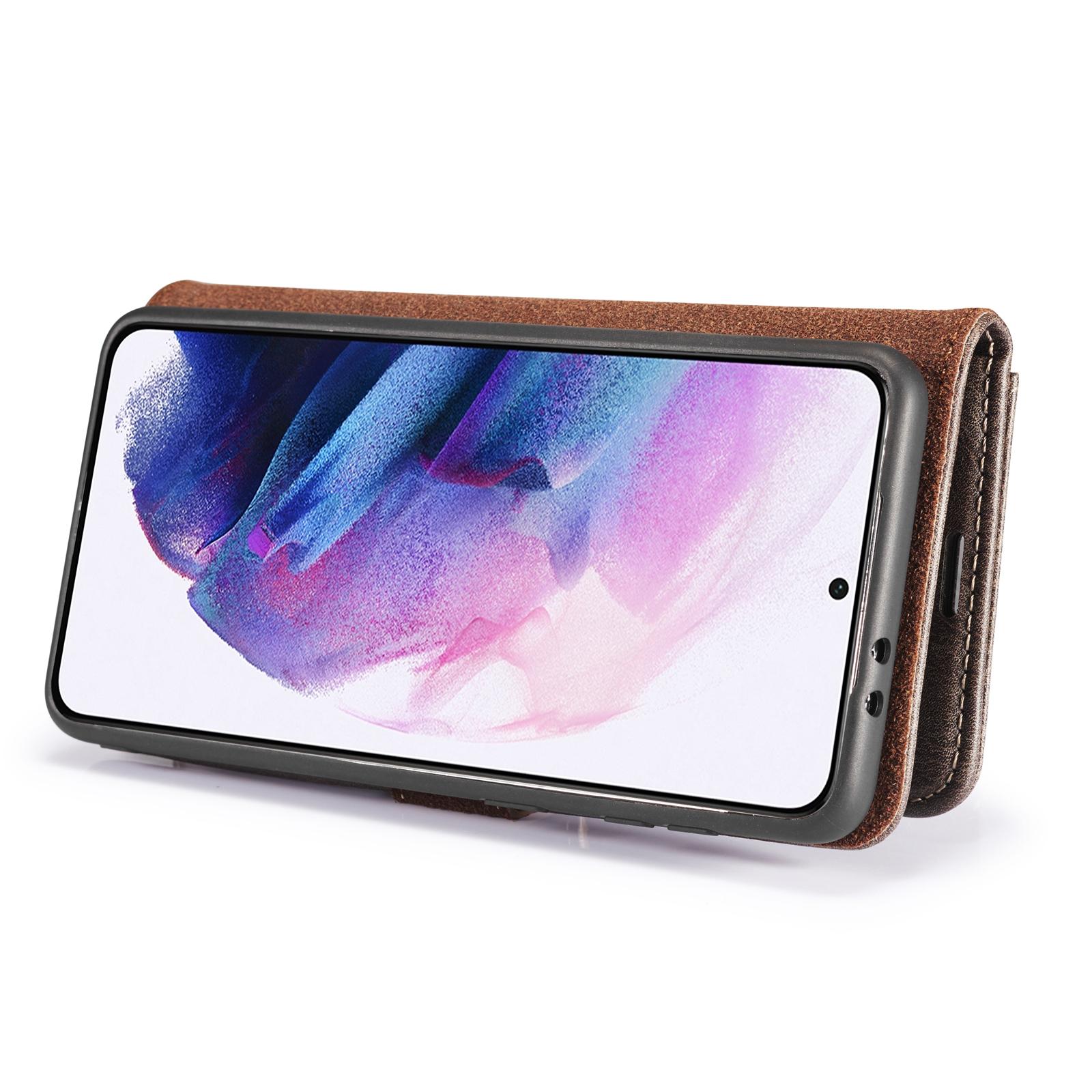 Cover portafoglio Magnet Wallet Samsung Galaxy S21 Plus Marrone