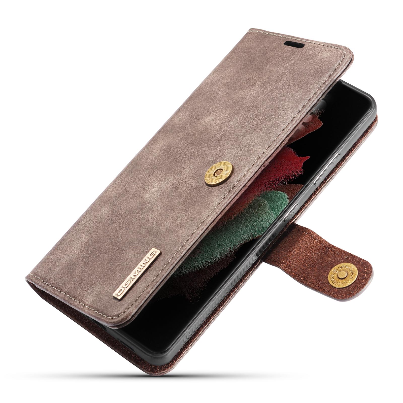 Cover portafoglio Magnet Wallet Samsung Galaxy S21 Ultra Brown