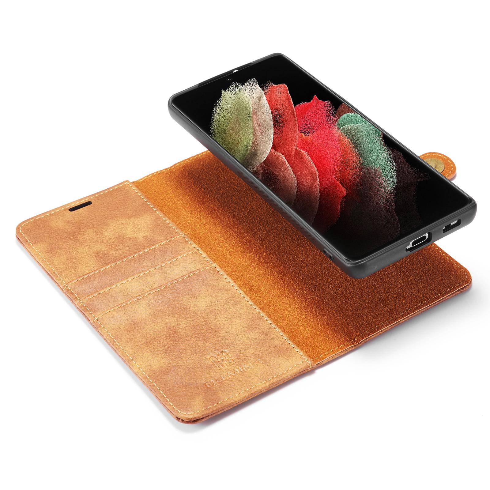 Cover portafoglio Magnet Wallet Samsung Galaxy S21 Ultra Marrone