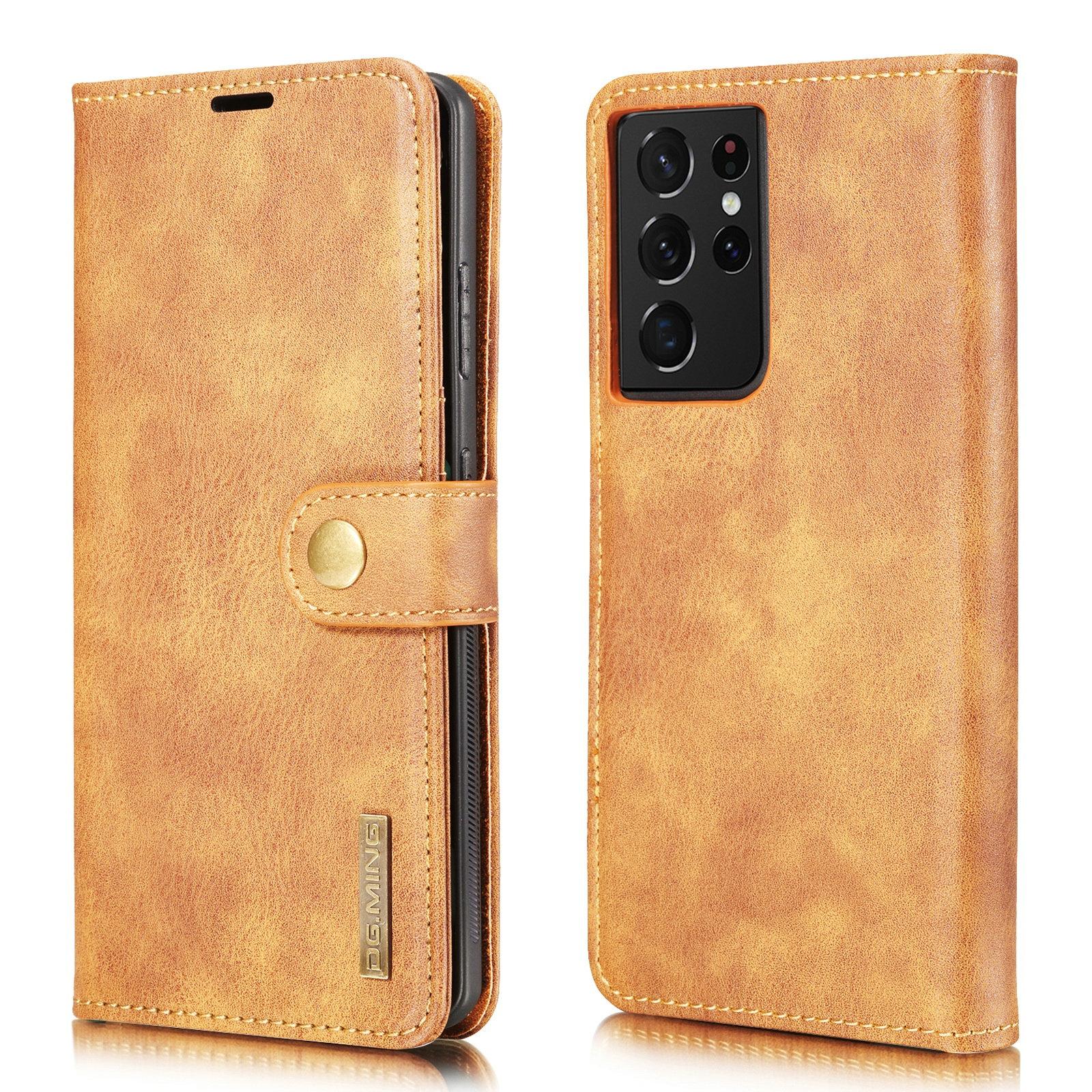 Cover portafoglio Magnet Wallet Samsung Galaxy S21 Ultra Marrone