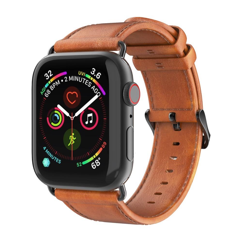 Cinturino in pelle Apple Watch 45mm Series 7 Tan