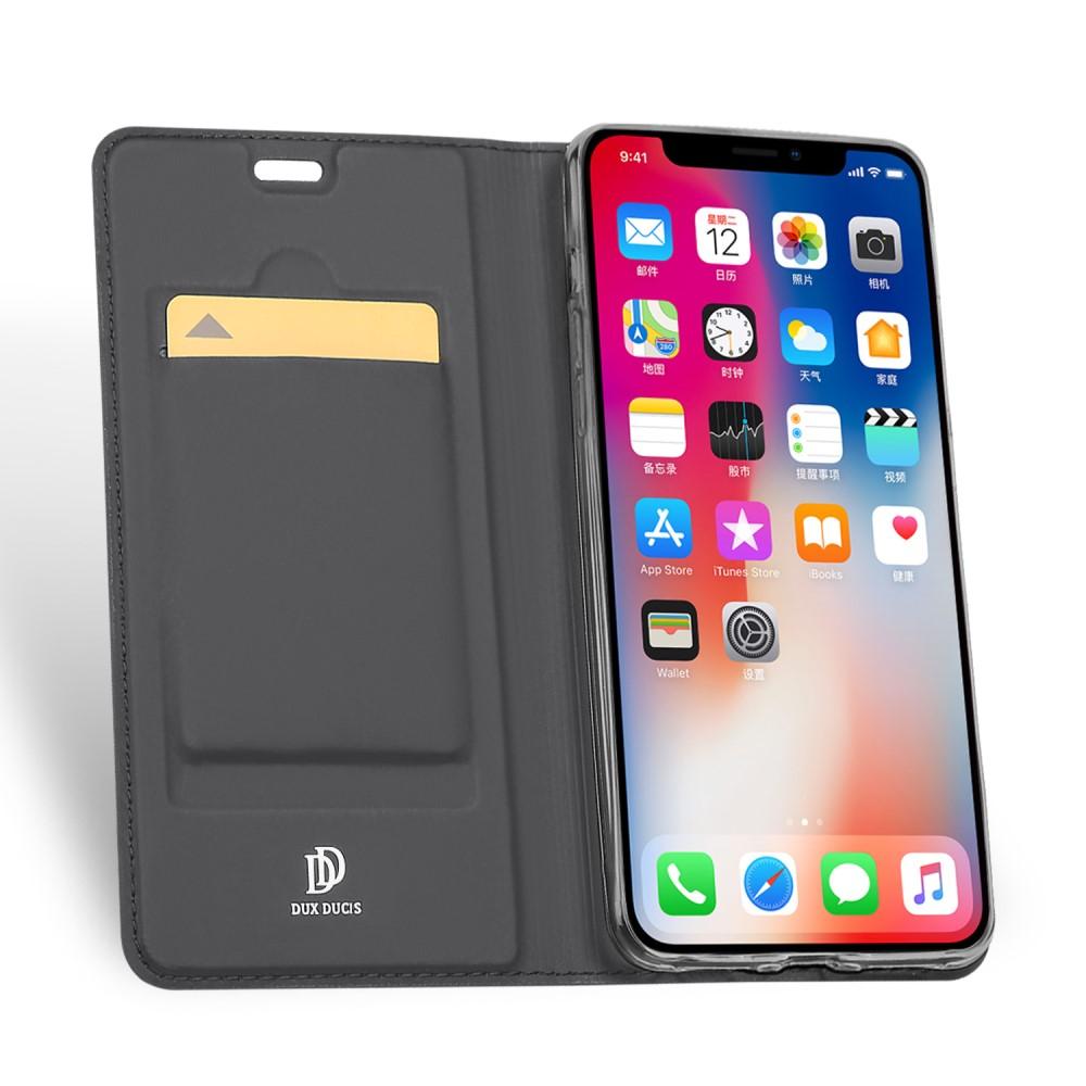 Cover portafoglio Skin Pro Series iPhone Xr Grey