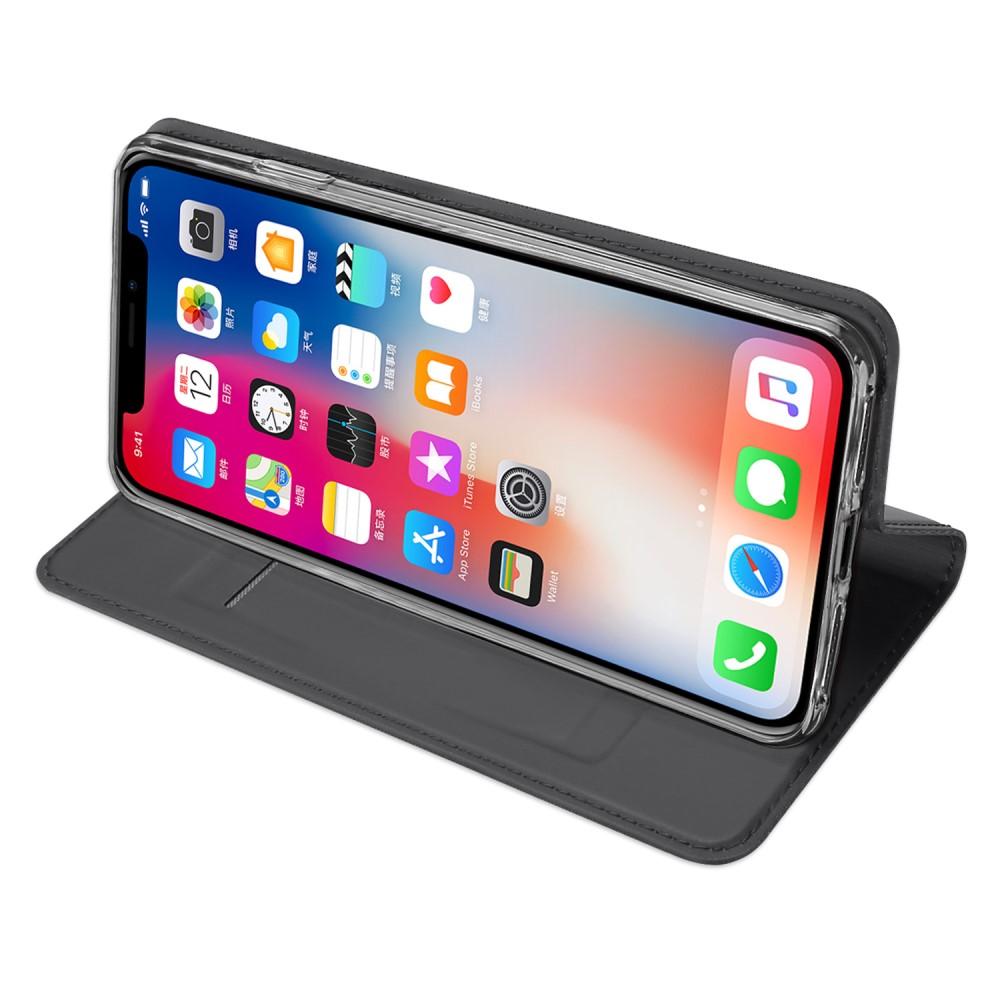 Cover portafoglio Skin Pro Series iPhone Xr Grey