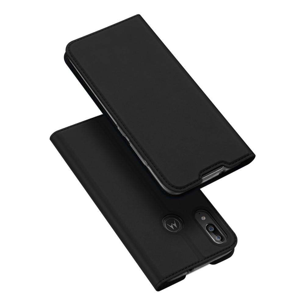 Cover portafoglio Skin Pro Series Motorola Moto E6 Plus Black