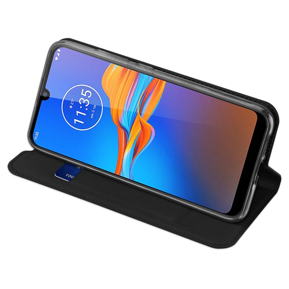 Cover portafoglio Skin Pro Series Motorola Moto E6 Plus Black