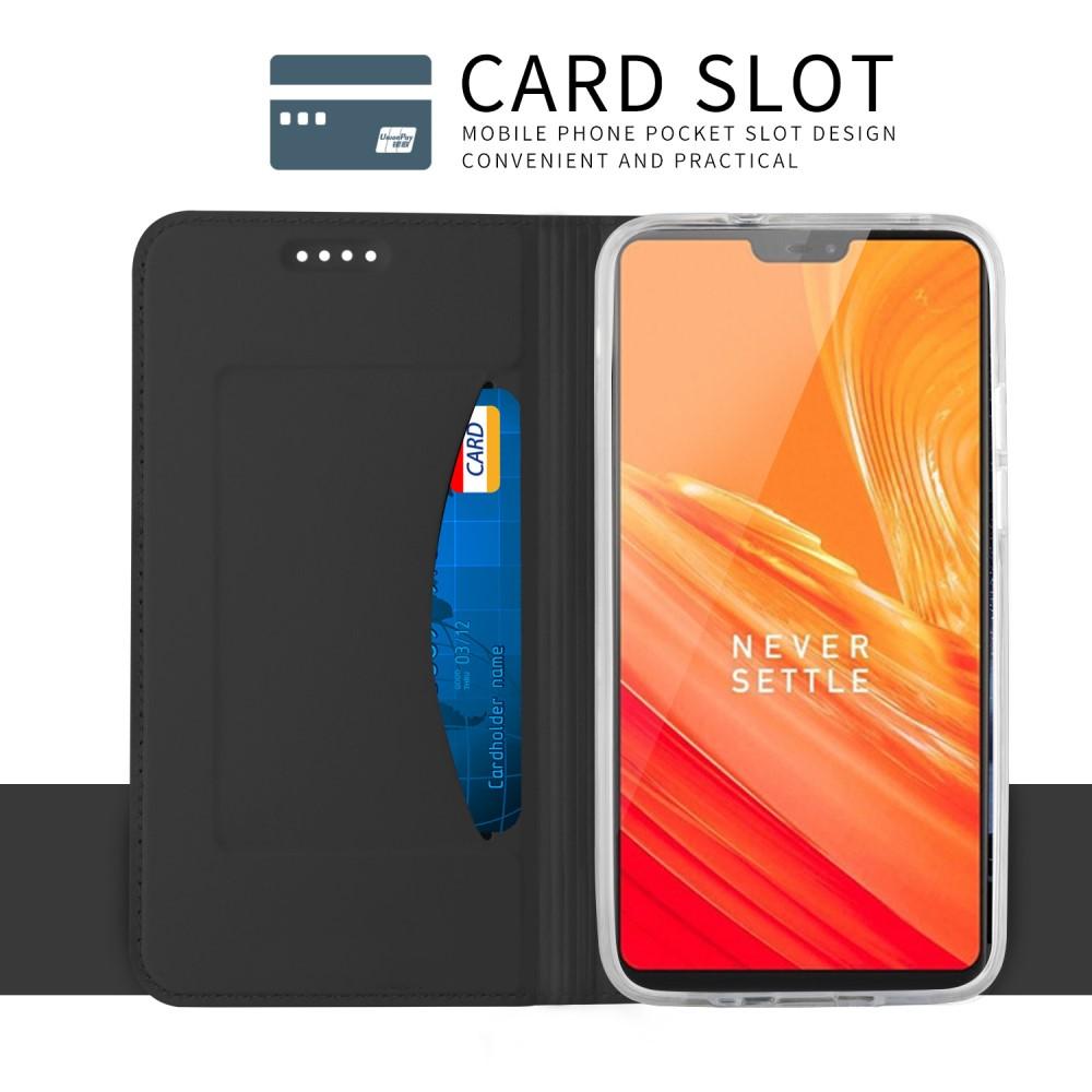 Cover portafoglio Slim Card Wallet OnePlus 6 Grigio