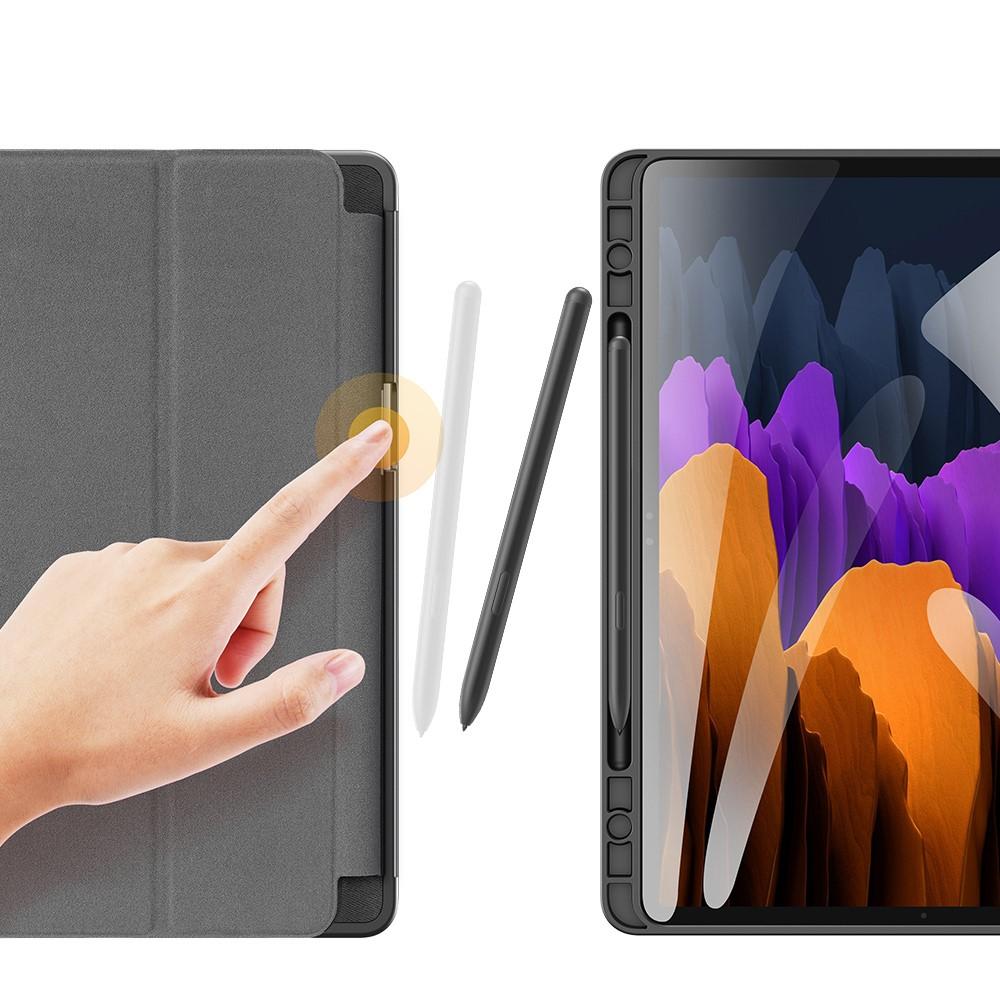 Cover Domo Tri-Fold Samsung Galaxy Tab S7 Plus/S8 Plus 12.4 Black