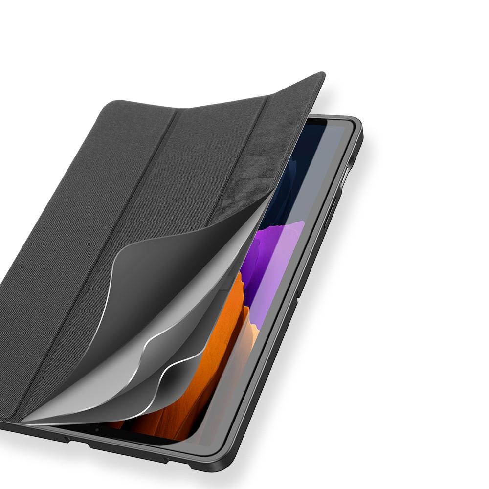 Cover Domo Tri-Fold Samsung Galaxy Tab S7 Plus/S8 Plus 12.4 Black