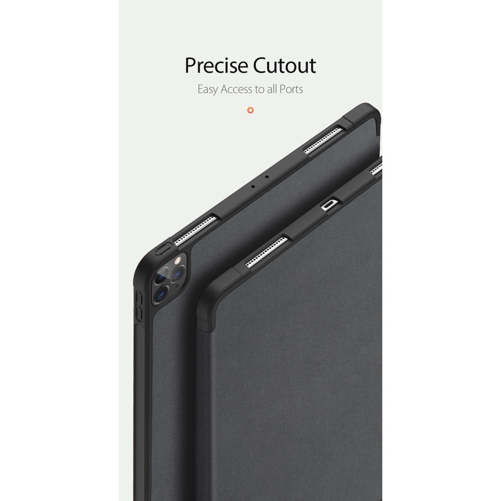 Cover Domo Tri-Fold iPad Pro 12.9 4th Gen (2020) Black