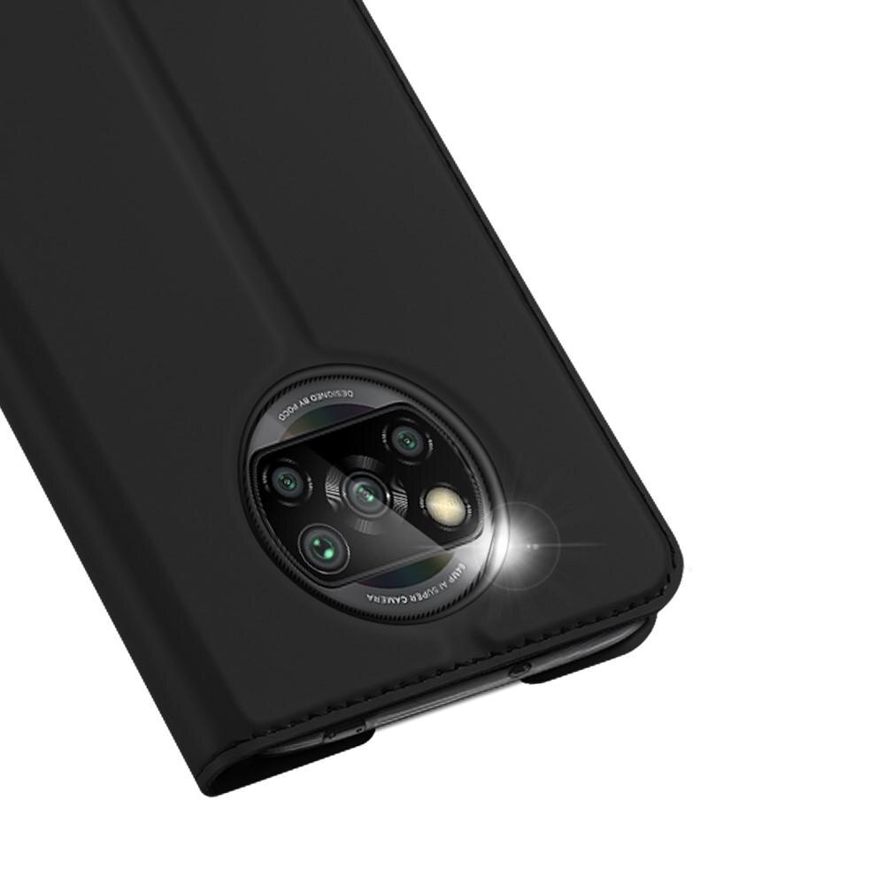 Cover portafoglio Skin Pro Series Xiaomi Poco X3 NFC Black