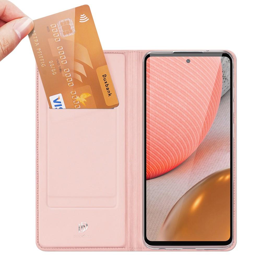 Cover portafoglio Skin Pro Series Samsung Galaxy A72 5G Rose Gold